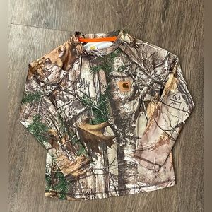 Carhartt boys Realtree print long sleeve